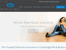 Tablet Screenshot of kwinsurance.com